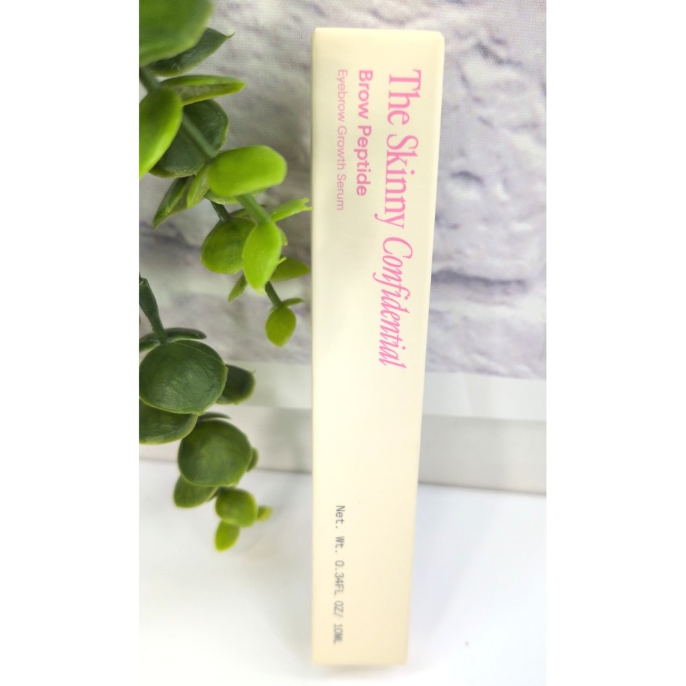 NIB🌸The Skinny Confidential Brow Peptide Eyebrow Growth Serum 10ml/.34ozOrganic